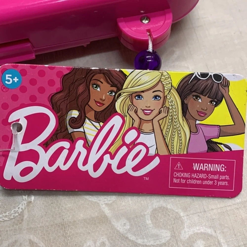 Barbie Super sweet make-up pink case Just Play 2018 expired